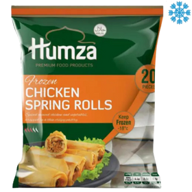 Humza Chicken Spring Roll 10X650G (20 Pieces) - Collection Only Frozen Product dimarkcash&carry