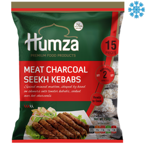 Humza Meat Charcoal Kebab 8X750G (15 Pieces) - Collection Only Frozen Product dimarkcash&carry