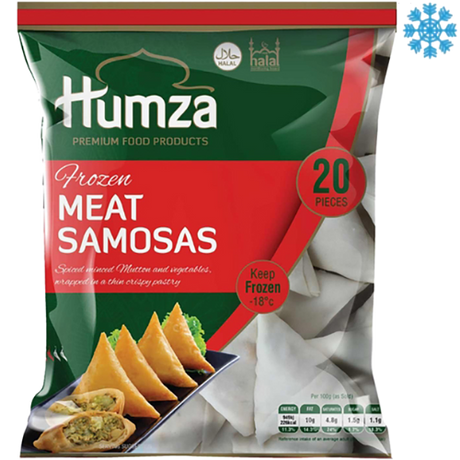 Humza Meat Samosa 10X650G (20 Pieces) - Collection Only Frozen Product dimarkcash&carry