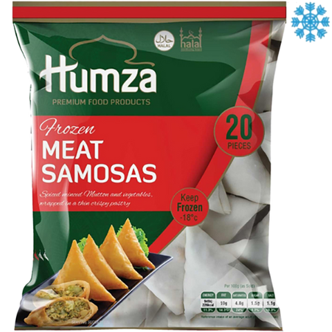 Humza Meat Samosa 10X650G (20 Pieces) - Collection Only Frozen Product dimarkcash&carry