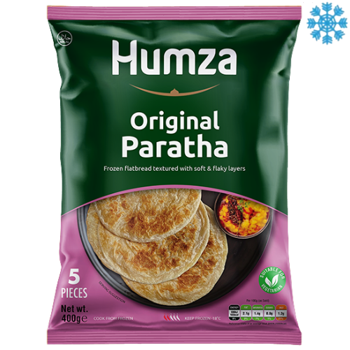 Humza Paratha Plain 12X400G (5 Pieces) dimarkcash&carry