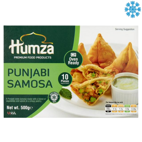 Humza Vegeez Punjabisamosas 6X500G (10 Pieces) - Collection Only Frozen Product dimarkcash&carry