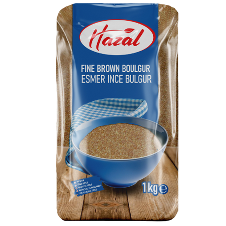Hazal Brown Bulgur Fine 4X1Kg dimarkcash&carry