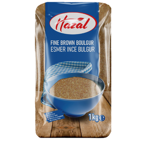 Hazal Brown Bulgur Fine 4X1Kg dimarkcash&carry