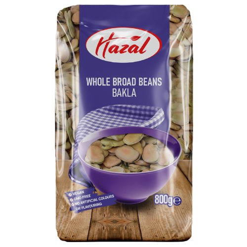 Hazal (110) Broad Beans Whole 4X800G dimarkcash&carry