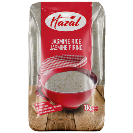 Hazal (121) Jasmin Rice 4X1Kg dimarkcash&carry
