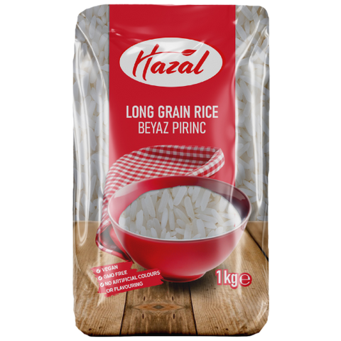 Hazal (122) Long Grain Rice 4X1Kg dimarkcash&carry