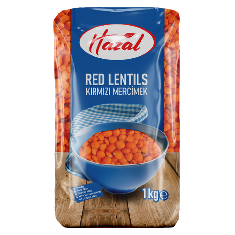 Hazal (129) Red Lentils Football 4X1Kg dimarkcash&carry