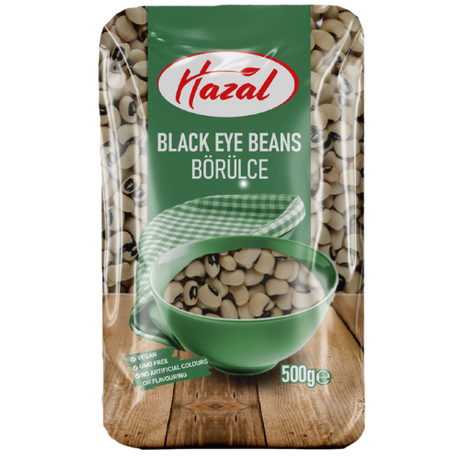 Hazal (204) Black Eye Beans 6X500g dimarkcash&carry