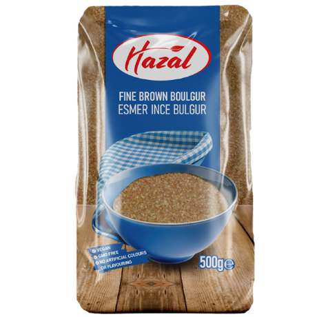 Hazal (209) Brown Bulgur Fine 6X500g dimarkcash&carry