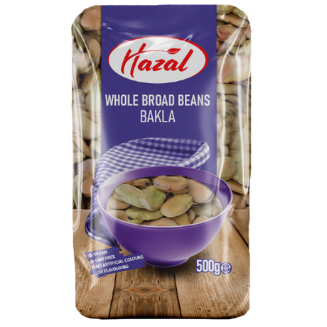 Hazal (210) Broad Beans Whole 6X500g dimarkcash&carry