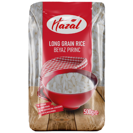 Hazal (222) Long Grain Rice 6X500G dimarkcash&carry
