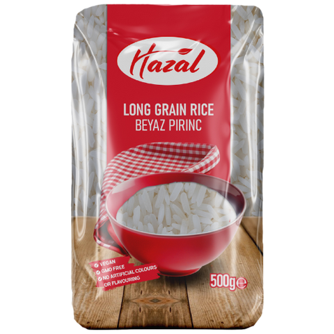 Hazal (222) Long Grain Rice 6X500G dimarkcash&carry