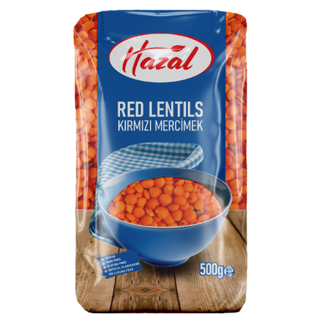 Hazal (229) Red Lentils Football 6X500G dimarkcash&carry
