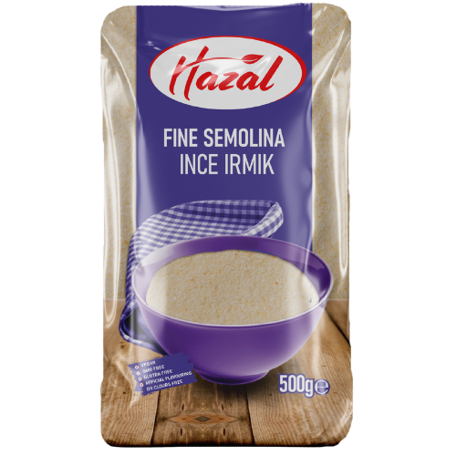 Hazal (232) Semolina Fine 6X500G dimarkcash&carry