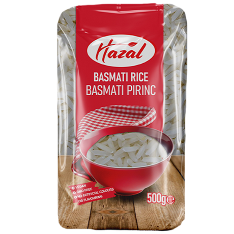 Hazal (235) Basmati Rice 6X500G dimarkcash&carry