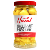 Hazal Hot Baby Pepper Pickles (Biberiye) 6x320Cc dimarkcash&carry