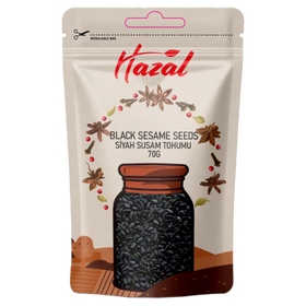 Hazal (505) Black Sesame Seeds 8X70G dimarkcash&carry