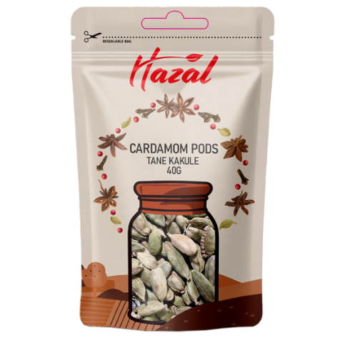Hazal (506) Cardamom Pods 8X40G dimarkcash&carry