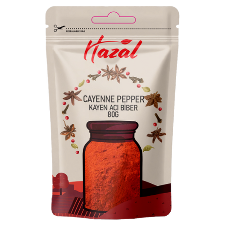 Hazal (508) Cayenne Pepper 8X80G dimarkcash&carry