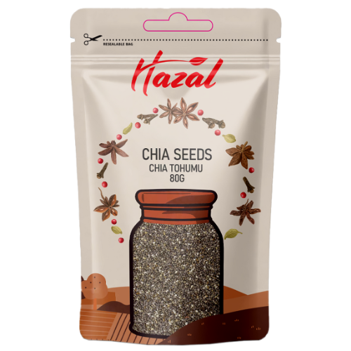 Hazal (509) Chia Seeds 8X80G dimarkcash&carry