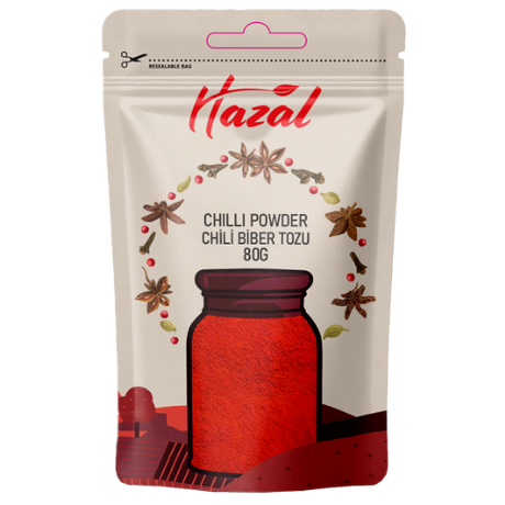 Hazal (510) Chilli Powder 8X80G dimarkcash&carry