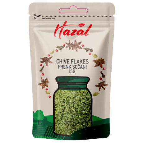 Hazal (511) Chive Flakes 8X15G dimarkcash&carry