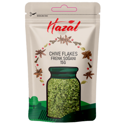 Hazal (511) Chive Flakes 8X15G dimarkcash&carry