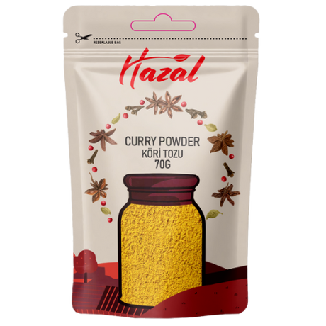 Hazal (522) Curry Powder 8X70G dimarkcash&carry