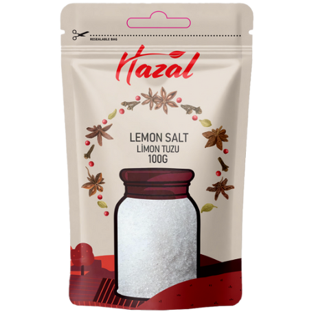 Hazal (539) Lemon Salt Fine 8X100G dimarkcash&carry