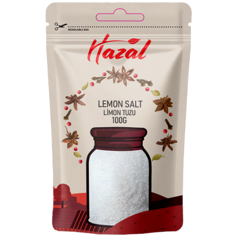 Hazal (539) Lemon Salt Fine 8X100G dimarkcash&carry