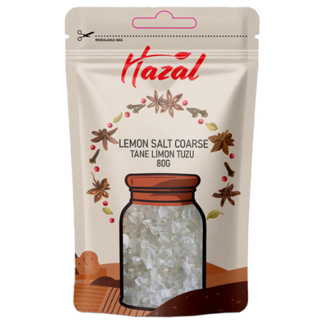 Hazal (540) Lemon Salt Coarse 8X80G dimarkcash&carry