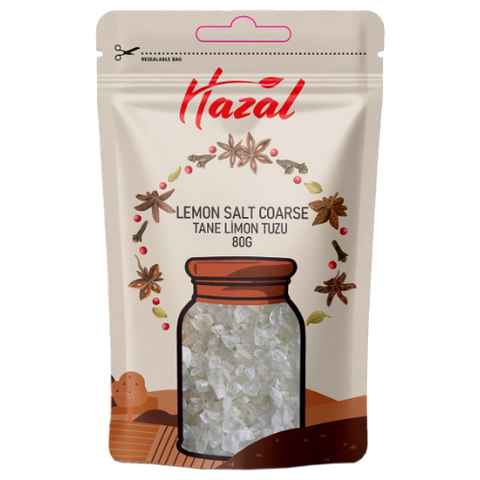 Hazal (540) Lemon Salt Coarse 8X80G dimarkcash&carry