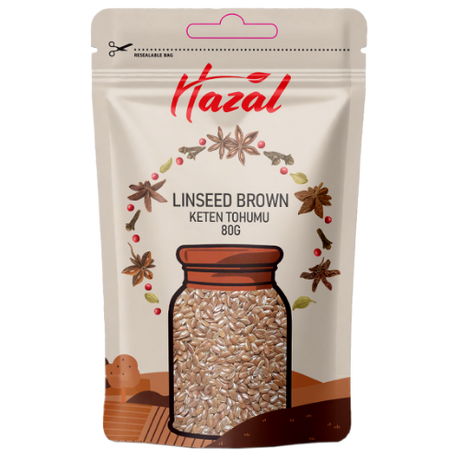 Hazal (543) Linseed Brown 8X80G dimarkcash&carry