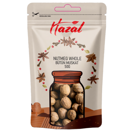 Hazal (551) Nutmeg Whole 8X50G dimarkcash&carry