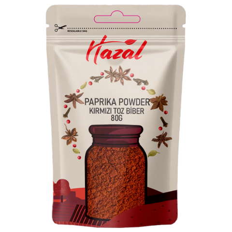 Hazal (555) Paprika Powder 8X80G dimarkcash&carry