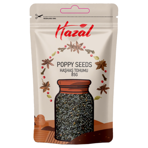 Hazal (559) Poppy Seeds 8X85G dimarkcash&carry