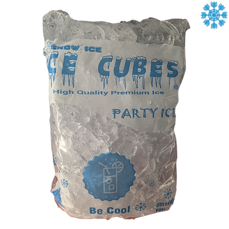 Ice Cube 6X2Kg - Collection Only Frozen Product dimarkcash&carry