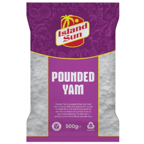 Island Sun Pounded Yam 10x500g dimarkcash&carry