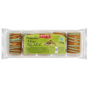 Jays Mini Roll Pistachio 8x175g dimarkcash&carry