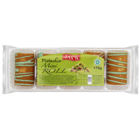 Jays Mini Roll Pistachio 8x175g dimarkcash&carry