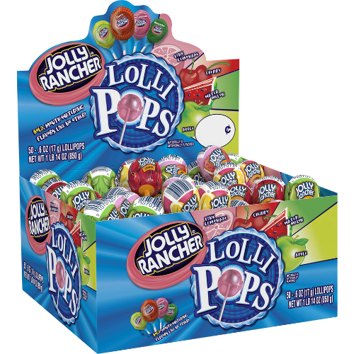 Jolly Rancher Lolli Pops 50-Pack (6Oz) dimarkcash&carry