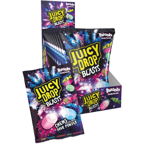 Juicy Drops Blasts Bag 12X140G dimarkcash&carry