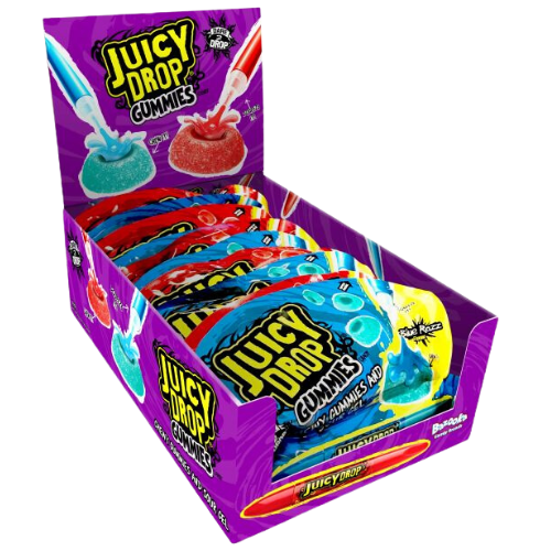 Juicy Drops Gummies Bag 12X57G dimarkcash&carry