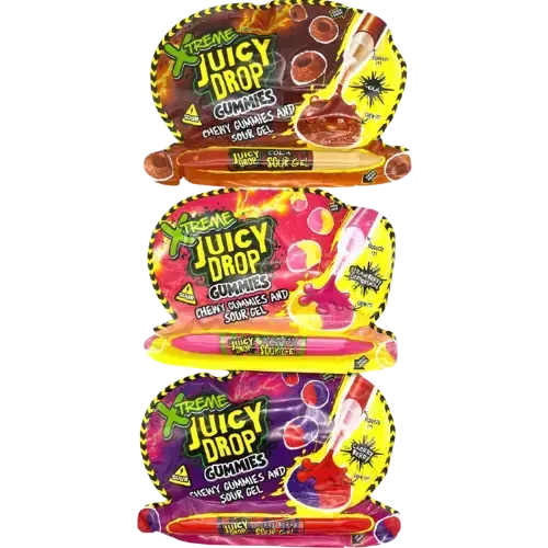 Juicy Drops Xtreme Gummies Bag 12X57G