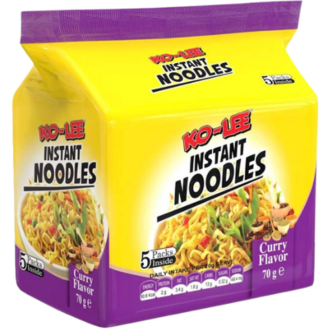Curry Noodle 5Pack 6X5X70G dimarkcash&carry