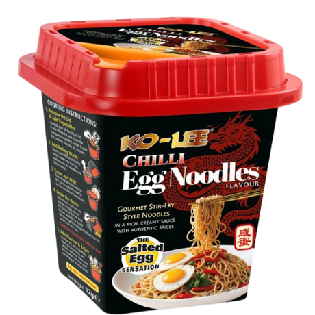 Ko Lee Chilli Egg Noodles 8X92G dimarkcash&carry