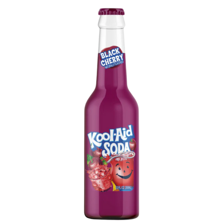 Kool Aid Black Cherry Glass Bottles 12X355Ml dimarkcash&carry