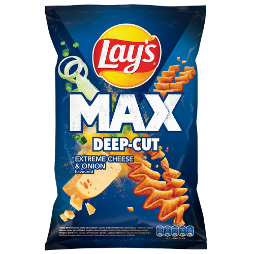 Lays Max Cheese Onion 24x120g