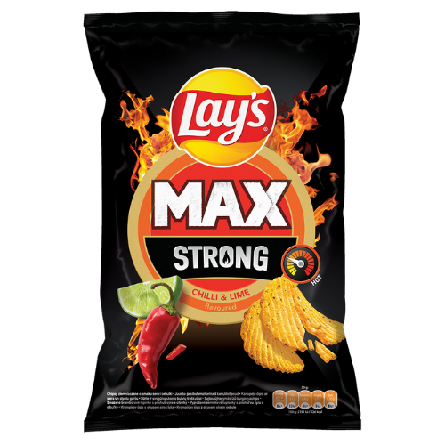 Lays Strong Chili And Lime 24X120G dimarkcash&carry